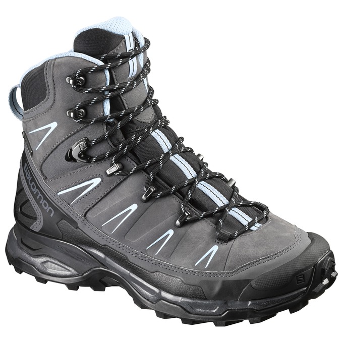 Salomon X ULTRA TREK GTX® W Zapatillas Trekking Mujer - Negras / Gris - Colombia (10795-CKEH)